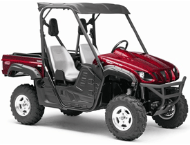 Yamaha markets five Rhino models for 2009. The units sell for a suggested retail price of between $8,499 and $12,399.
